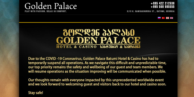 Golden Palace-ის ბრენდის ნიშანი