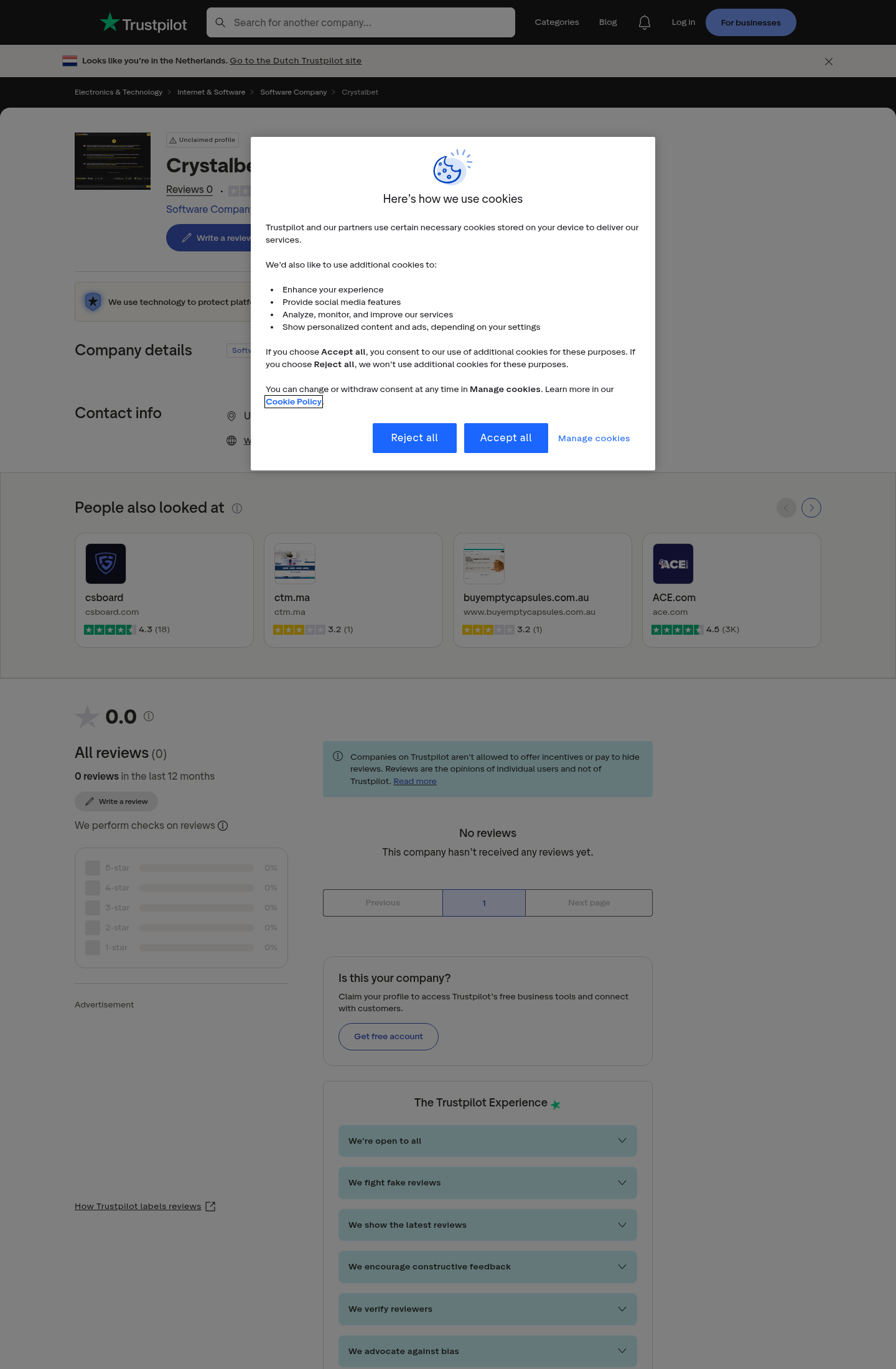 მომხმარებელთა შეფასებების კონტექსტური ასლი